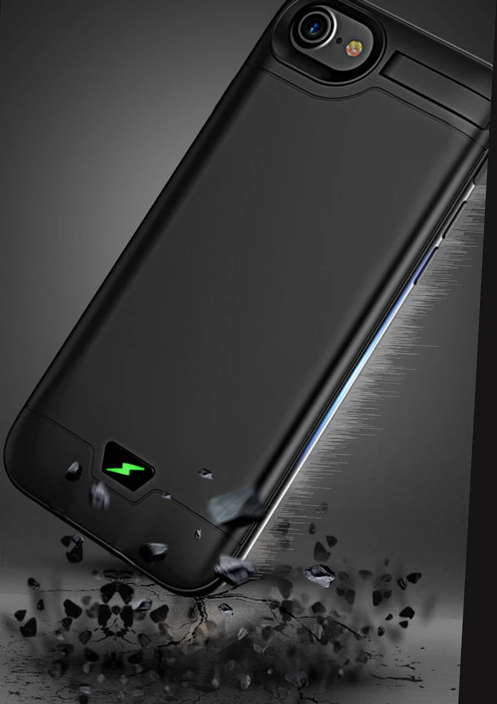 Ультратонкий Внешний чехол подставка для iPhone 6 6s 7 8Plus Внешнее зарядное устройство