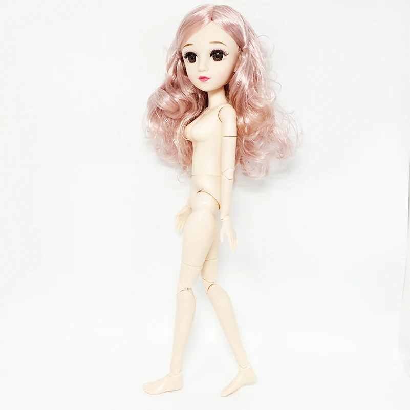 Only doll body Новинка, 48 см, 24 Подвижные шарнирные BJD, куклы, игрушки, модная одежда, аксессуары для обнаженной куклы, тело женщины, BJD, куклы, игрушки для девочек - Цвет: Only doll body