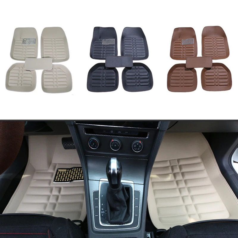

5pcs universal car Auto floor mats floorliners front& Rear mat