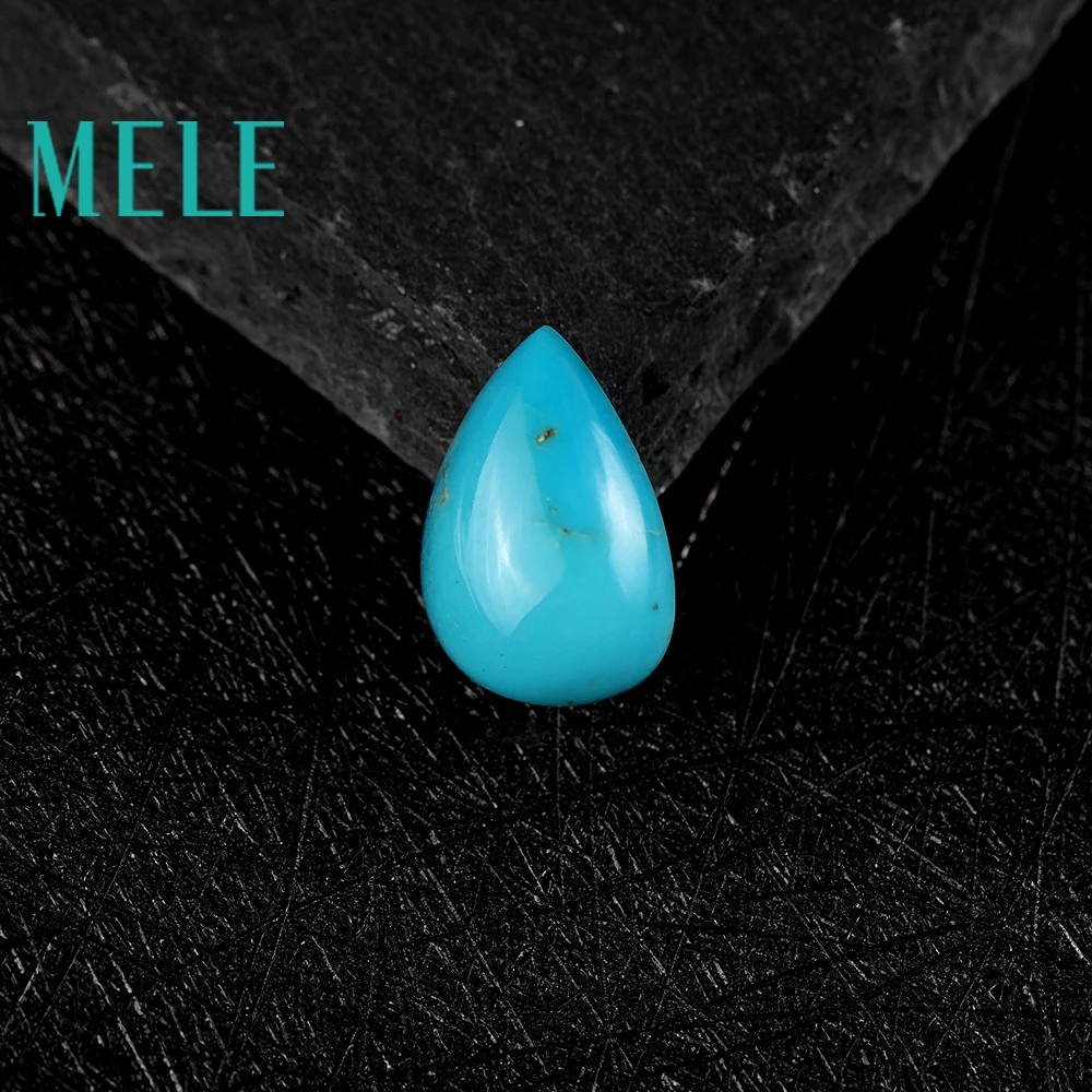 

Natural calaite turquoise for jewelry making,blue drop cut 16mmX12mm DIY loose gemstone with top quality