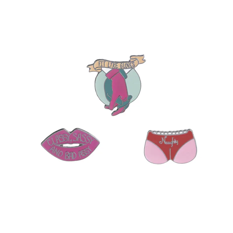 Мужская и Женская брошь индивидуальная масляная капельная из сплава бикини