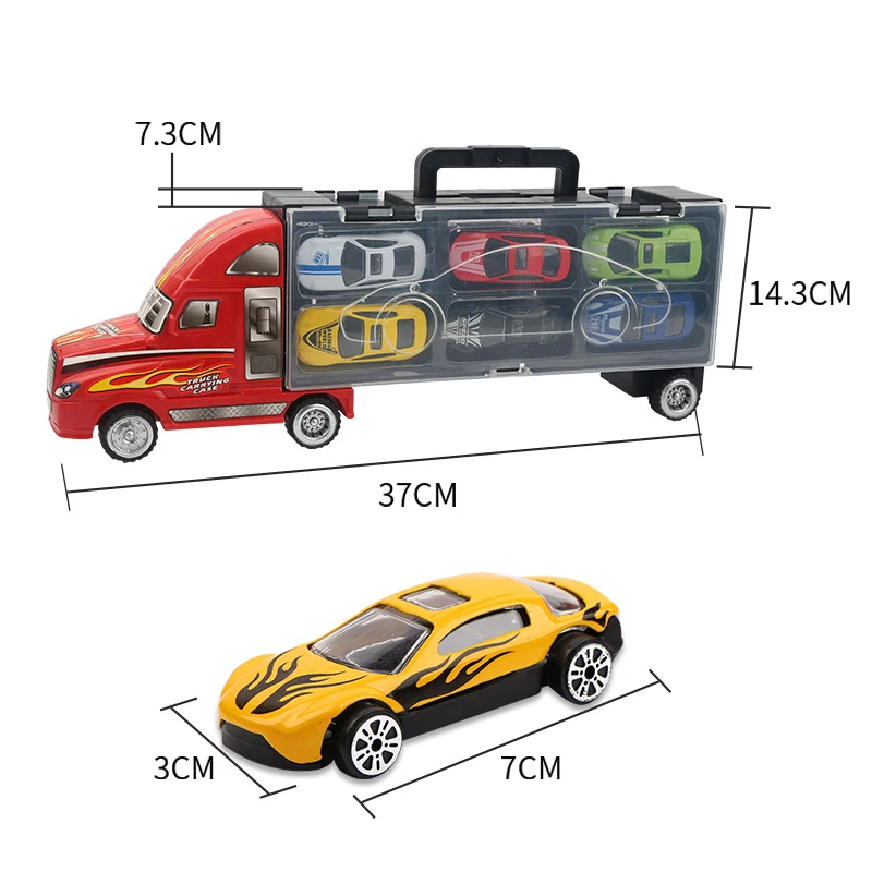 Игрушечная модель автомобиля Diecasts Rail Container Truck Mini Toy Vehicles смешанный набор для