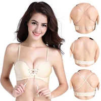 big size support small chest push up bra invisible strapless sexy bra push up breast women bra gorge big size sexy seamless bra