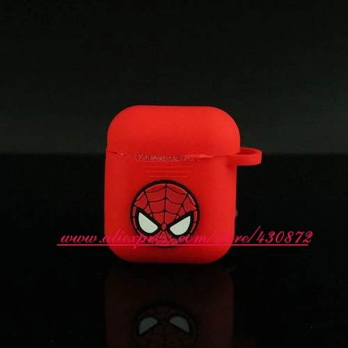 19 Для Airpods сумки 3D силиконовые наушники Минни Микки мультфильм беспроводной Bluetooth наушники чехол Защитный чехол для Airpods - Цвет: 19