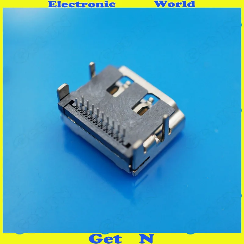 HDMI разъем Женский SMD 19pin PCB Монтажная розетка|l connector|receptacle socket |