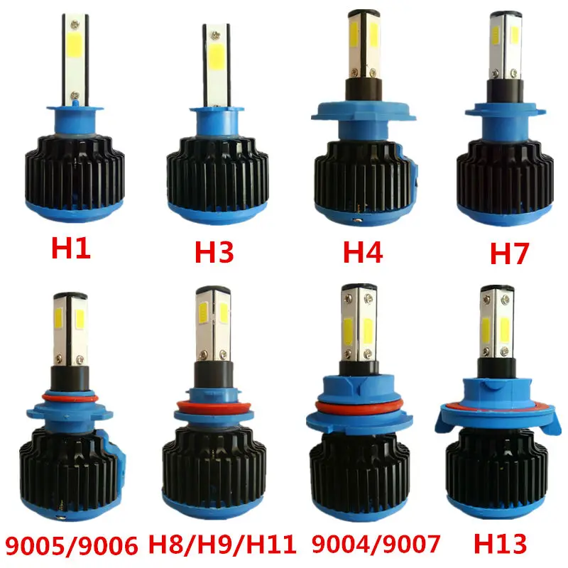 Светодиодный фар автомобиля H7 H4 H8/H11 HB3/9005 HB4/9006 H1 H3 9012 H13 9004 9007 Hi/ближнего и дальнего