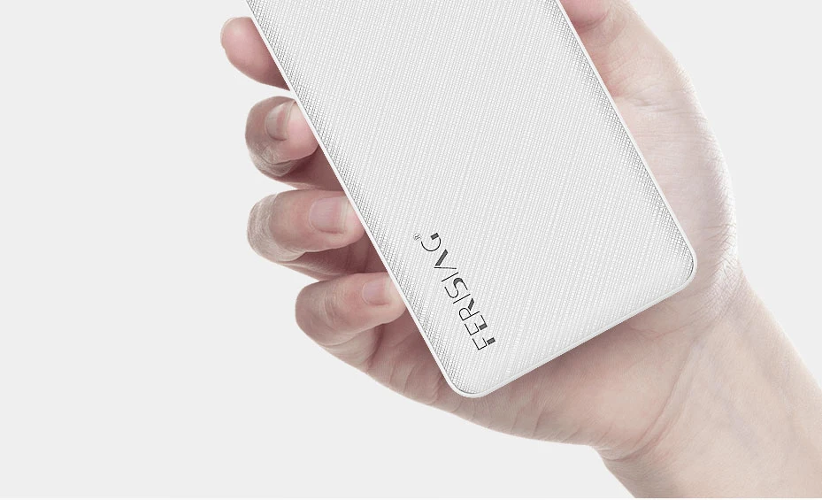 Емкость) FERISING power Bank 10000 мАч двойной USB Pover смартфонов usb порты портативный внешний аккумулятор