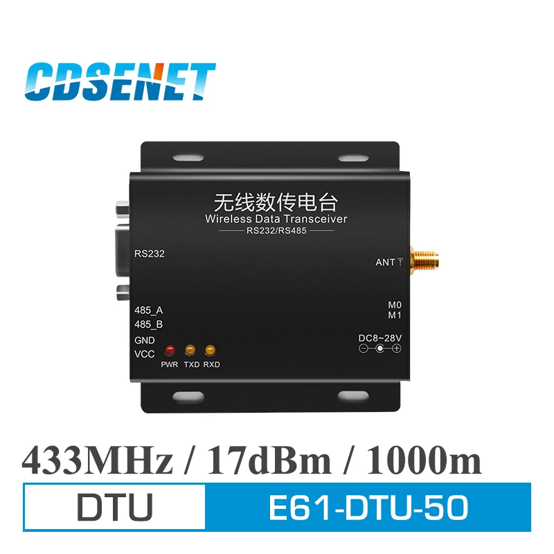 1 шт. 433 мГц RS485 RS232 Wifi трансивер E61 DTU 50 CDSENET Беспроводной uhf модуль RF Wi Fi сервера|server| |