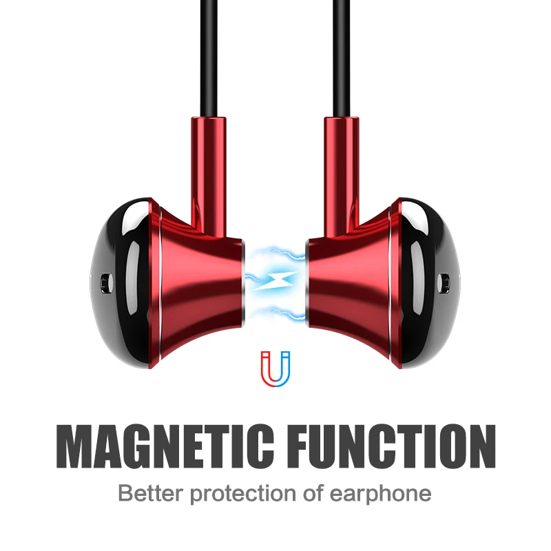 FLOVEME B11, магнитные Bluetooth наушники, стерео наушники, беспроводные наушники со встроенным микрофоном для iPhone, Xiaomi, всех смартфонов