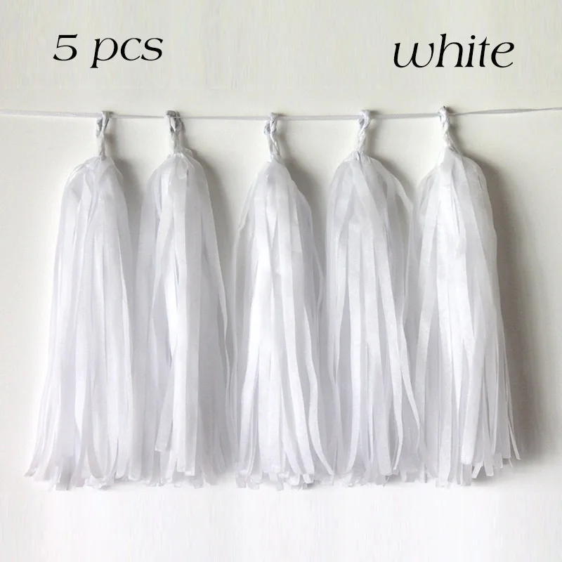 

5 шт. свадебные украшения розовое золото, папиросная бумага, кисточки, гирлянда, девичник, день рождения, детский душ, юбилейный декор