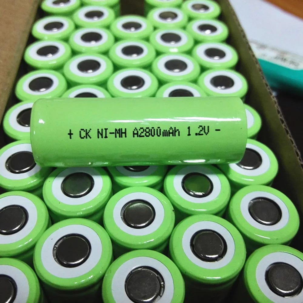 

SORAVESS 6/10PCS 1.2V Ni Mh A Rechargeable Batery 17500 2800mAh Ni-Mh Batteries For Cleaner Medical Equipment Emergency Light