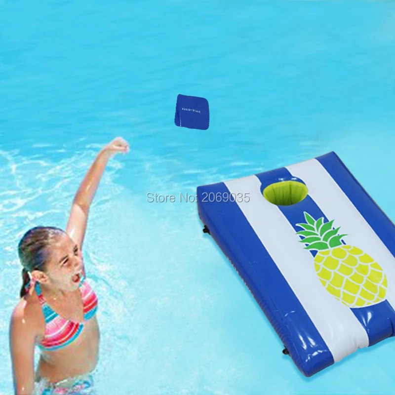 Игры для вождения плавающая сумка бобов детей и взрослых надувная