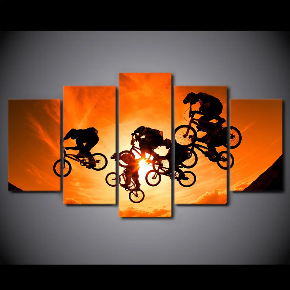 

5 Piece Printed Sports poster Painting Sitting Room Decor Print Poster Picture Canvas Painting Home Decoration/FREE ART-Five-22