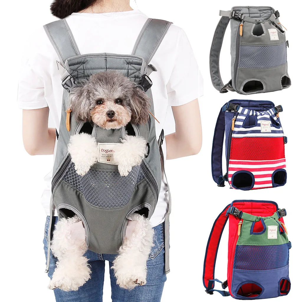 Outdoor Pet Dog Carrier Bag Pet Dog Front Bag Out Travel Double Shoulder Portable Travel Backpack Dogs Cat Accessories Sling Bag
