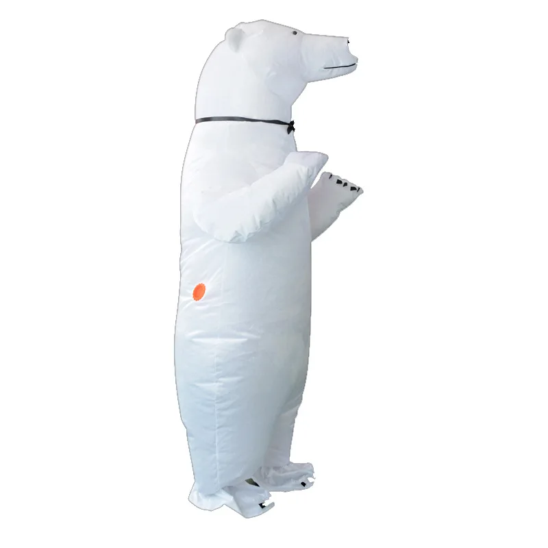 

Party Adult Inflatable White Bear Costume Halloween Costumes For Men Women Fantasy Blowup T-rex Mascot