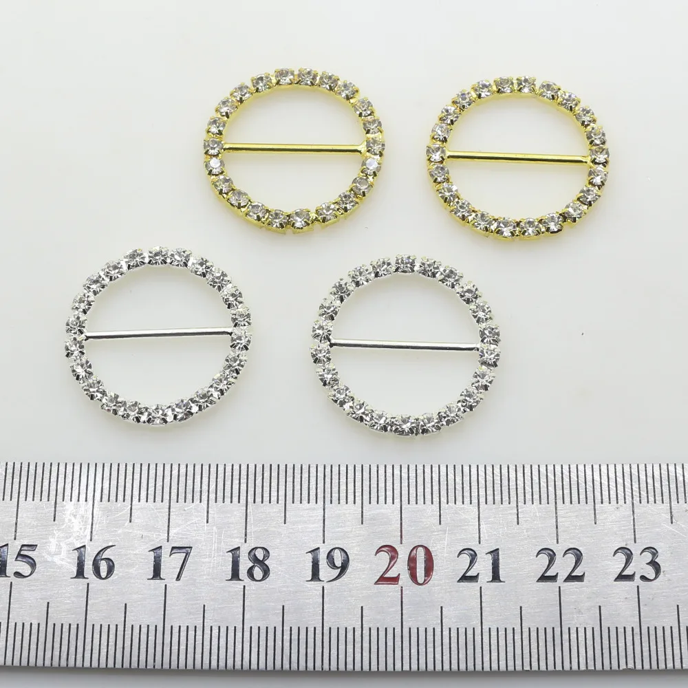

ZMASEY New 10Pcs/Lot 26mm Round Sewing Buckles DIY Ribbon Decoration Handwork Invitation Accessories
