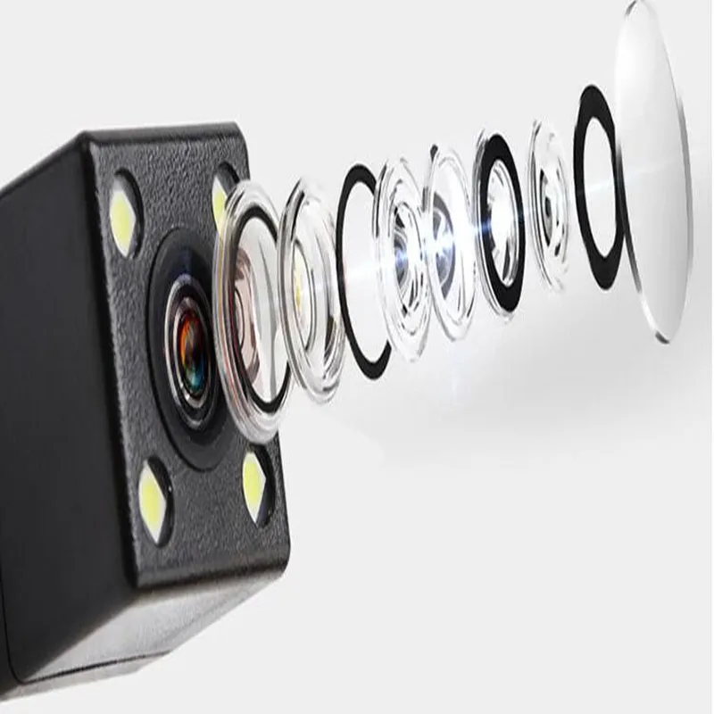 Автомобильная парковочная камера HD ночного видения заднего вида с 4