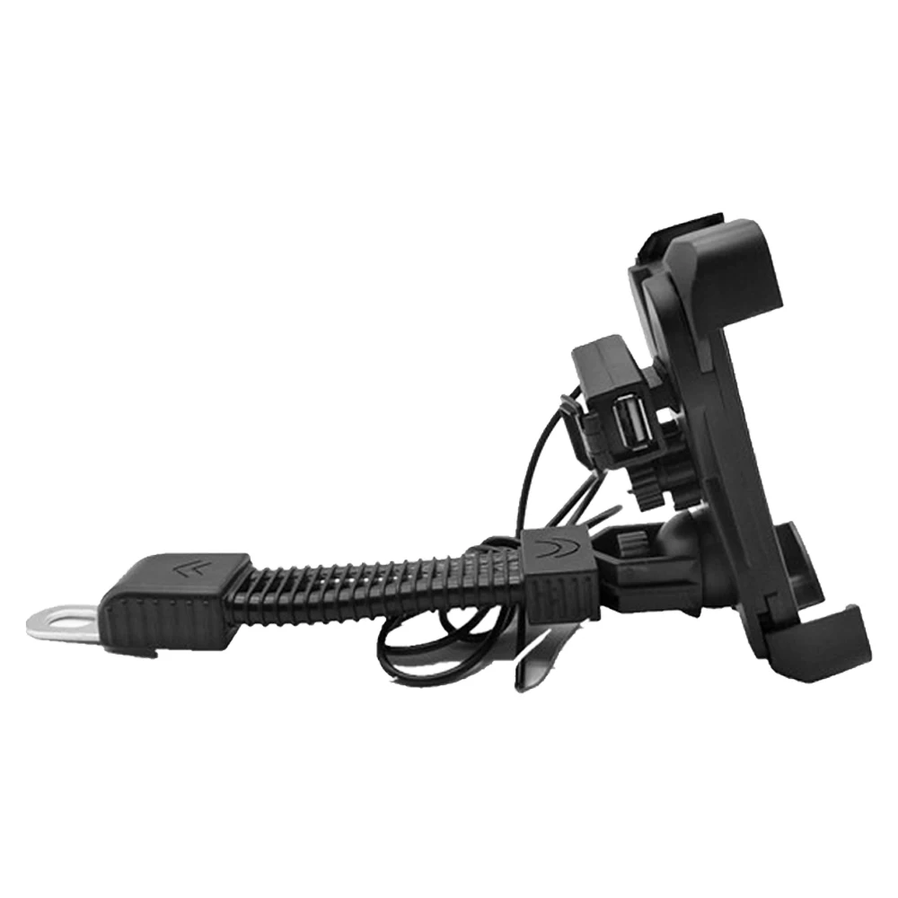 Motorcycle Handlebar Mount Holder Moto USB Charging Adapter Support Bracket Stand for Mobile Phone GPS Navigation Motorcycle