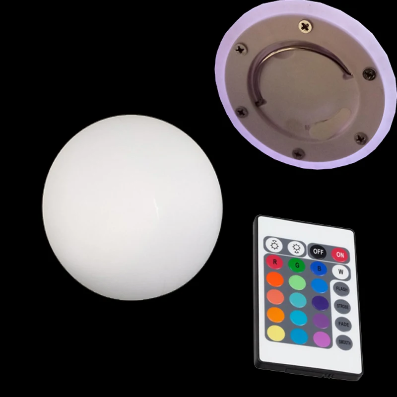 Skybesstech D15cm 5,9 дюймов 16 цветной ночник RGB висячий шар круглый шар с 24 клавишами ИК пульт дистанционного управления 1 шт