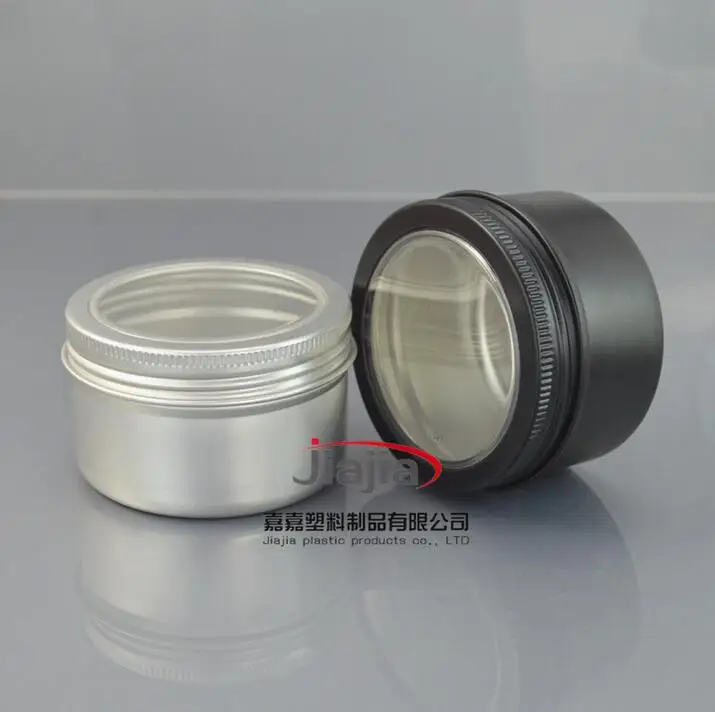 100 мл черная банка для крема Cometic упаковка г Черная домашних животных/жестяная