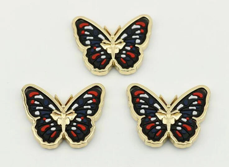 10 шт./лот сумка для багажа фурнитура Аксессуары Красочные украшения бабочки DIY