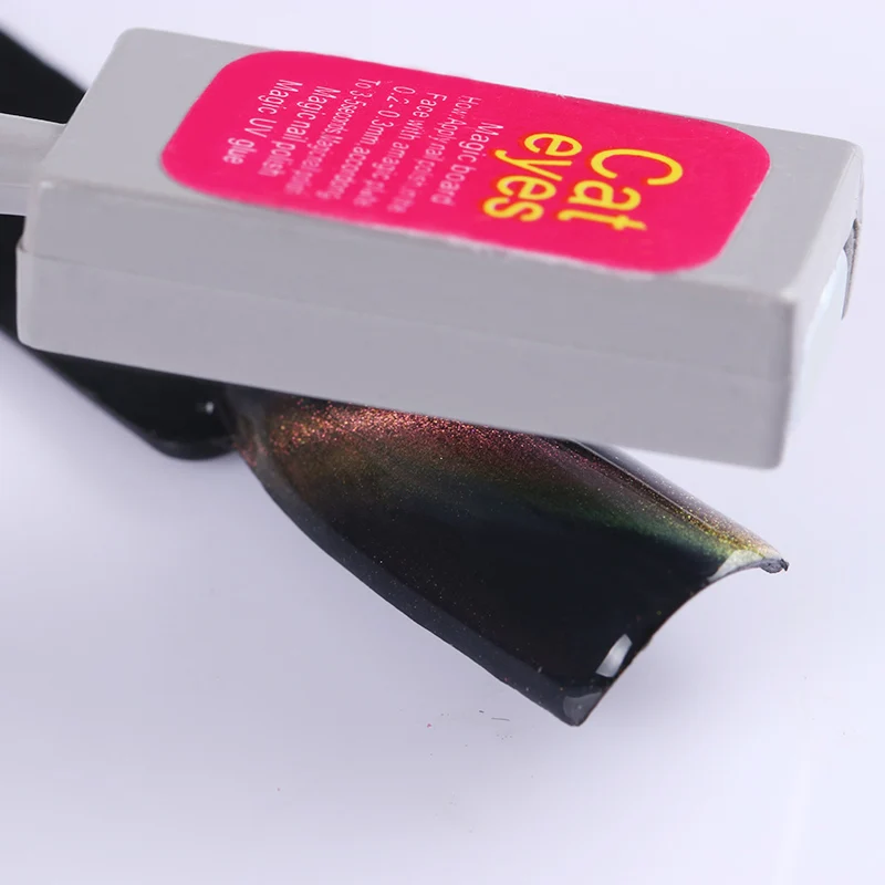 Двойной конец кошачий глаз Магнитная палочка 3D эффект Магнитный ломтик доска УФ