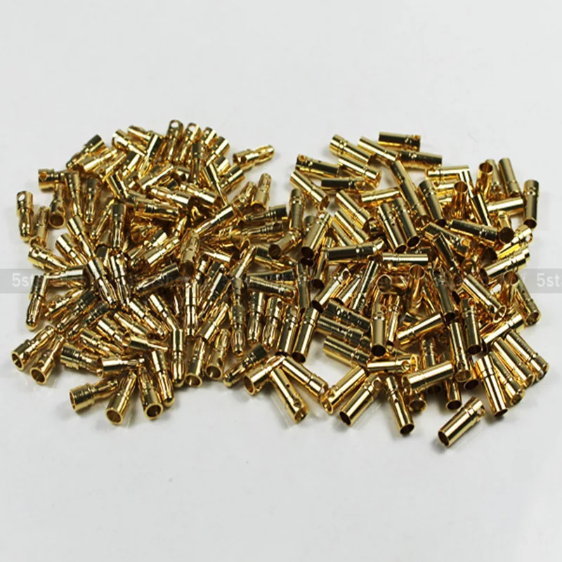 10 пар золотых разъемов 3 5 мм для аккумуляторного двигателя RC | Игрушки и хобби