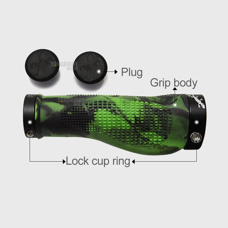 Велосипедные блокируемые амортизирующие противоскользящие ручки на руль