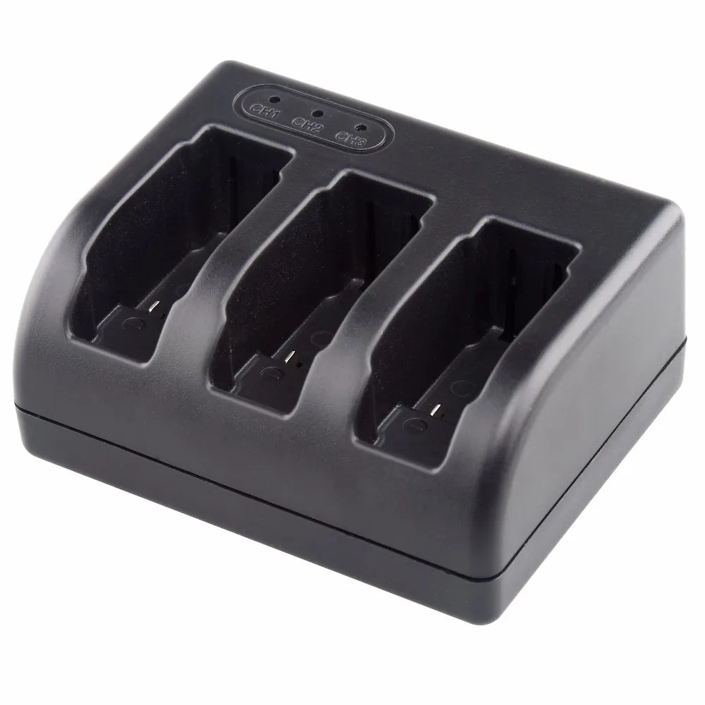 2 шт. аккумулятор Go Pro hero 7 и Hero 6/5 с 3 зарядным устройством для Gopro 5 AHDBT 501 601|battery for
