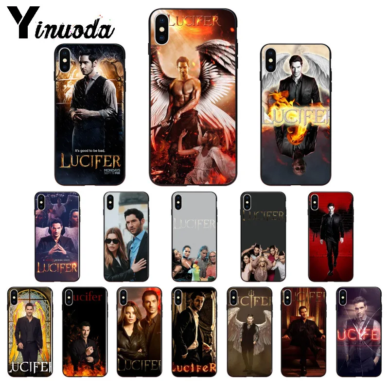 Yinuoda Американский ТВ-серии Lucifer ТПУ Мягкие аксессуары для телефона чехол iPhone 6S 6plus