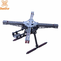 carbon fiber 450 450mm quadcopter frame kit rc fpv racing drone landing gear skid set diy 4 axis aircraft accessories