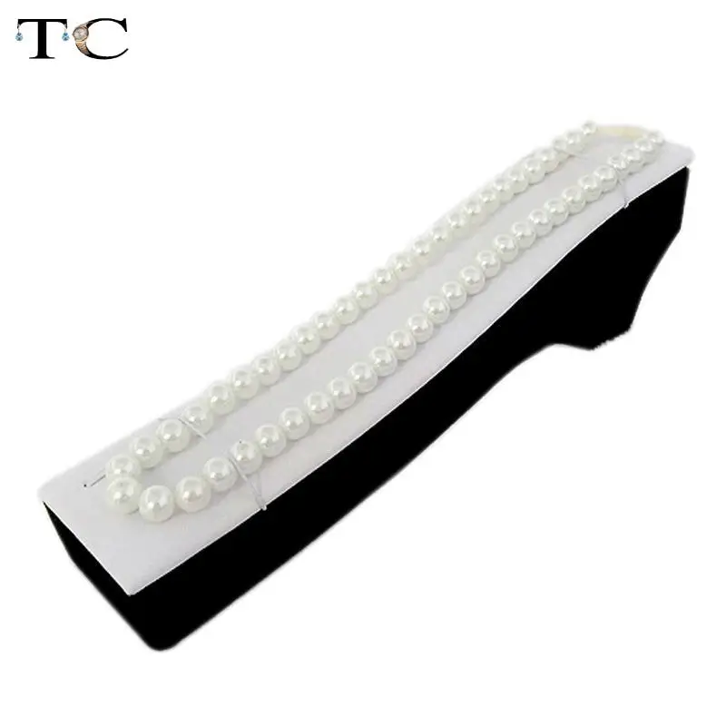 Высококачественный черный бархатный белый ножной браслет из искусственной кожи