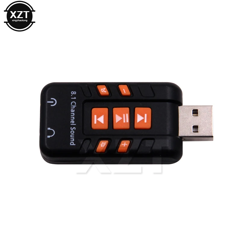 Внешняя звуковая карта USB в 3D аудио 8 1 канальный адаптер для Windows Vista/XP Win7 Win8 |