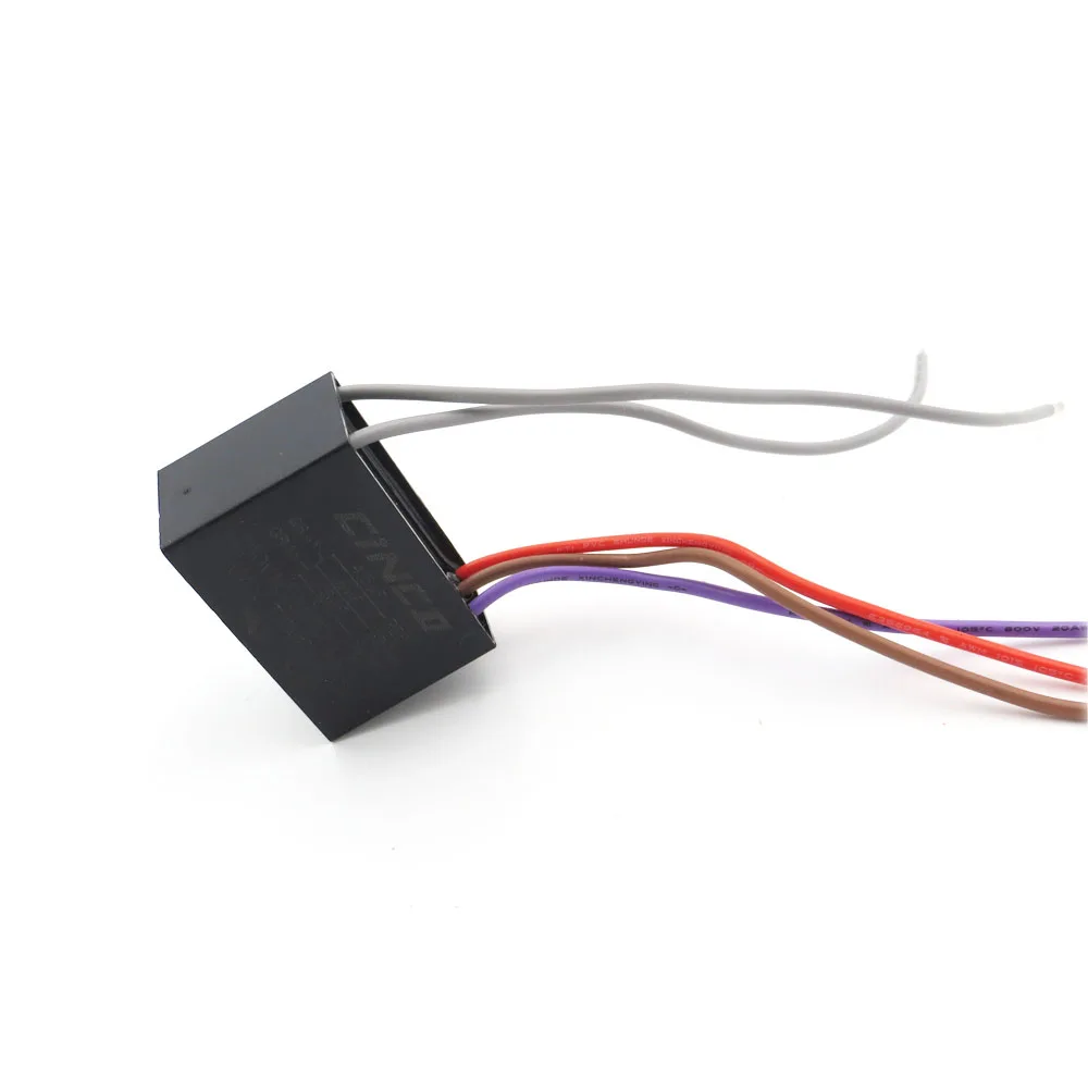 CBB61 4 5 мкФ + 6 250 V проводов конденсатор моторного двигателя Электрический