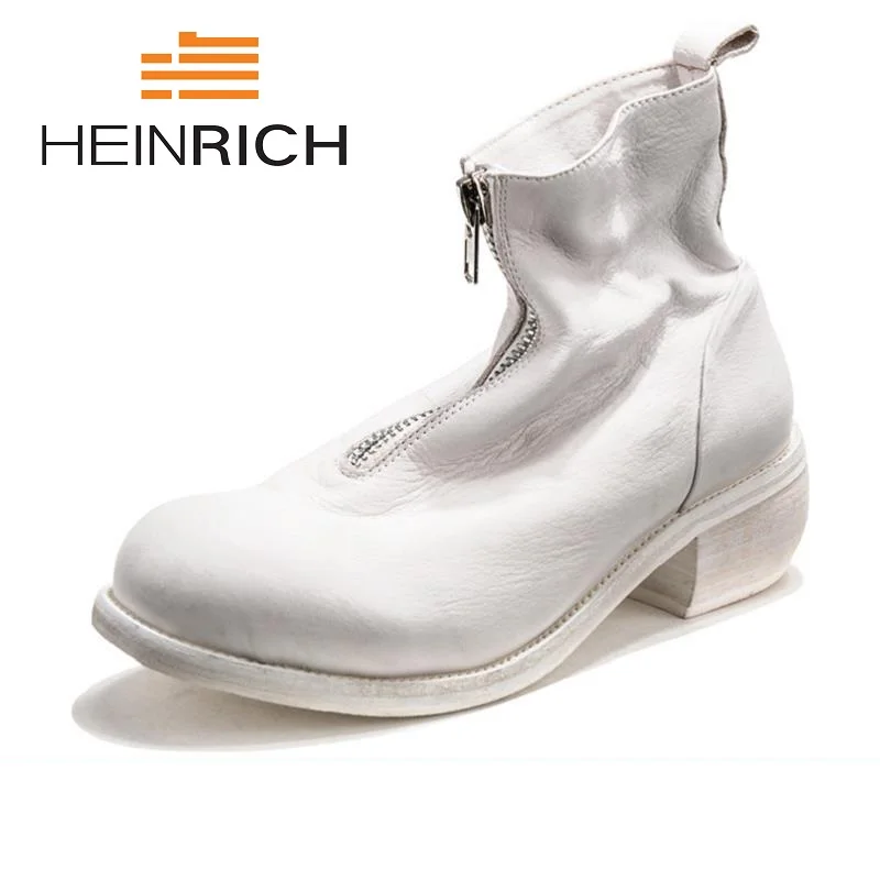 HEINRICH/Новинка 2018 года Лидер продаж Мужская обувь модные теплые меховые зимние