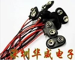 Бесплатная доставка 200 шт. защелкивающийся соединитель для аккумулятора 9 В