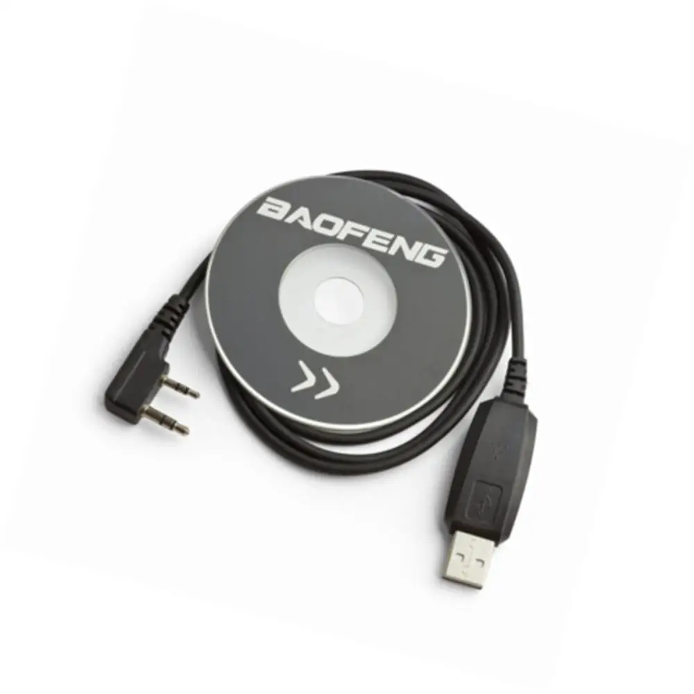 2 шт. Win10 Baofeng USB Кабель для программирования компакт диск с драйверами BaoFeng 5R GT 3UVB2
