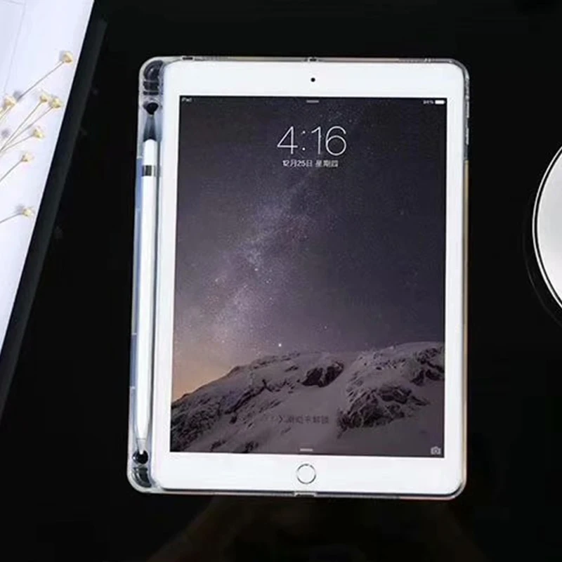 Прозрачный мягкий чехол для планшета из ТПУ ipad 2018/2017 Air 1/2 Обложка телефона Pro 9 7 10 5