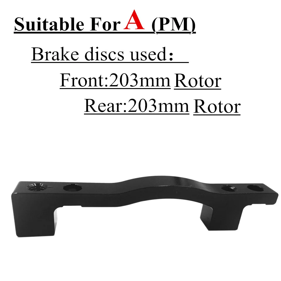 T-A 02 VXM MTB велосипедный дисковый тормоз Сверхлегкий кронштейн PM A B до PM дисковое крепление тормоза адаптер для 160 мм 180 мм 203 мм ротора - Цвет: T-A 02