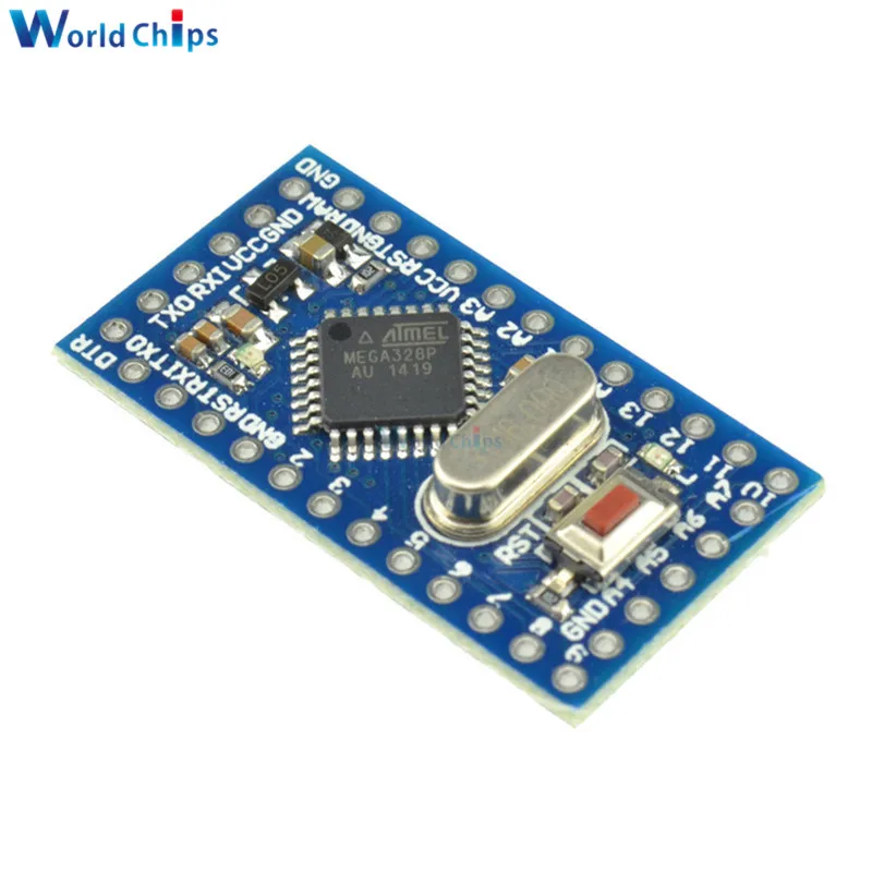 10 шт. Pro Mini atmega328 328 ATMEGA328P 5 в 16 МГц модуль для Arduino Nano с кристаллическими