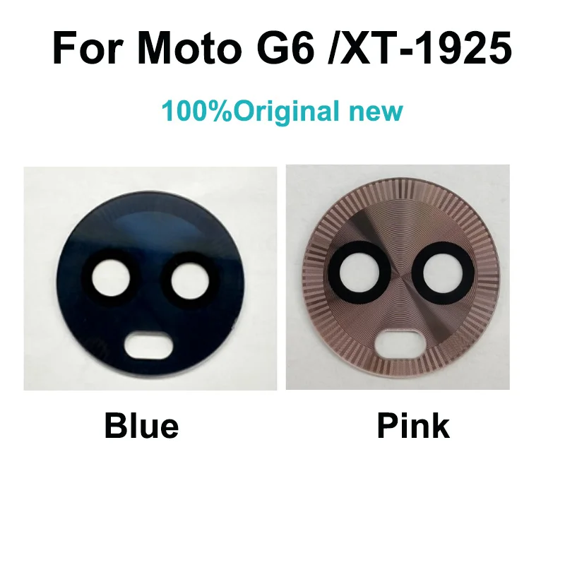 Первоначально для мото G6 Корпус задняя Камера Стекло объектив Moto G 6/1 s/XT1925 XT-1925