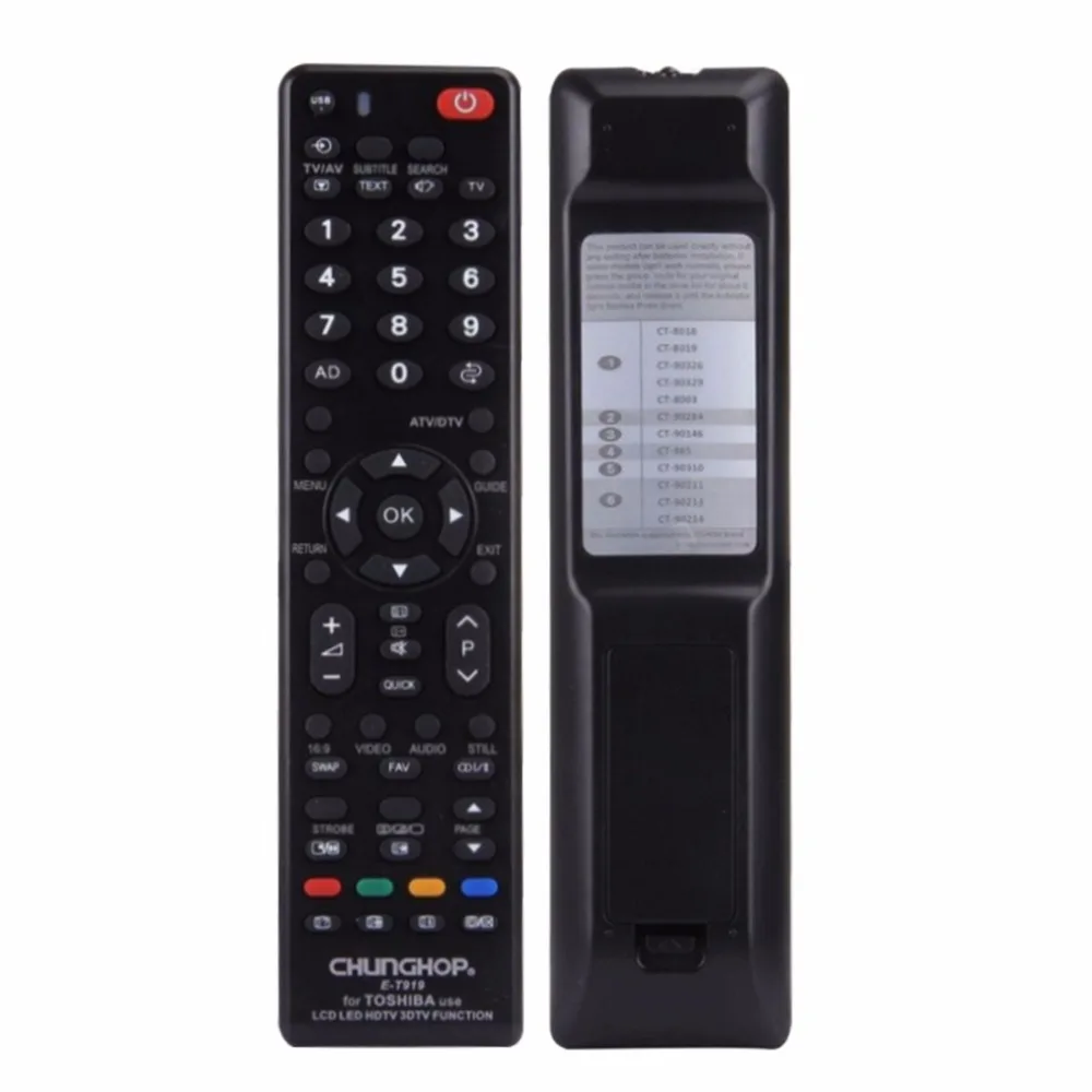 

LCD LED HDTV Universal Remote Control For Toshiba E-T919 Television Hot New