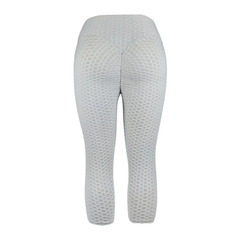 

Women High Waist Jacquard Fitness Leggings Women Fashion New Female Workout Stretch Sweatpants Elastic Leggings Plus Size