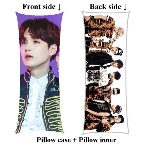pillow Новая SUGA обнимающая длинная подушка включает внутреннюю Bangtan мальчиков мин Юн Ки тела подушку настроить - Цвет: pillow