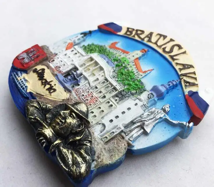 3D Bratislava путешествия туристические сувениры холодильник магниты на холодильник домашний декор