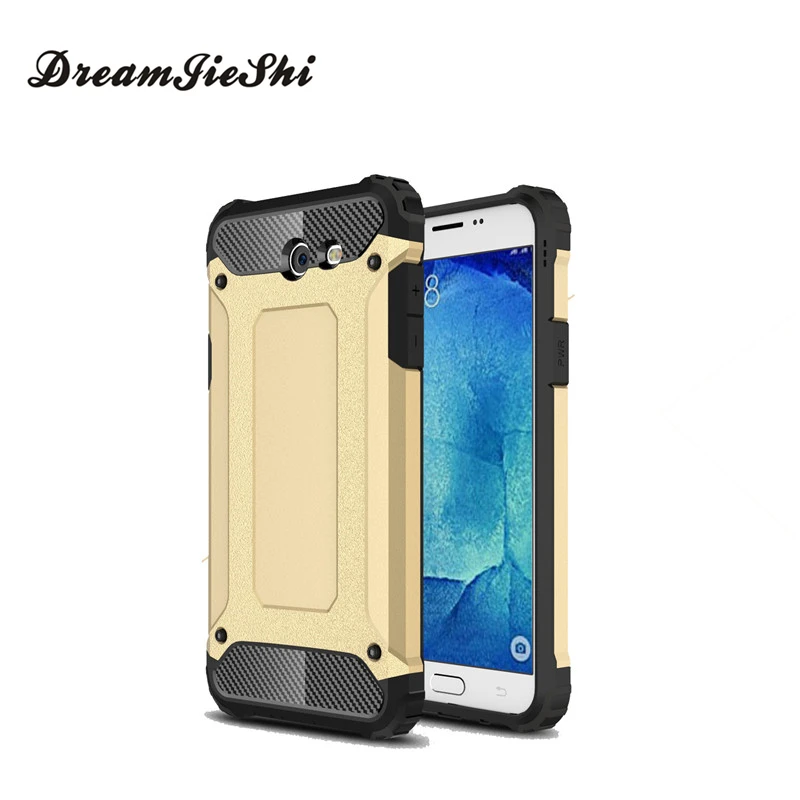 Fitted Case For Samsung Galaxy J7 2017 USA Version Luxury 2 in 1 hard PC Soft TPU back cover Phone Cases |