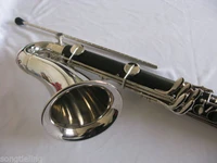 nice bass clarinet bb keys ebonited body nickel platedgreat tone ac 132 7019
