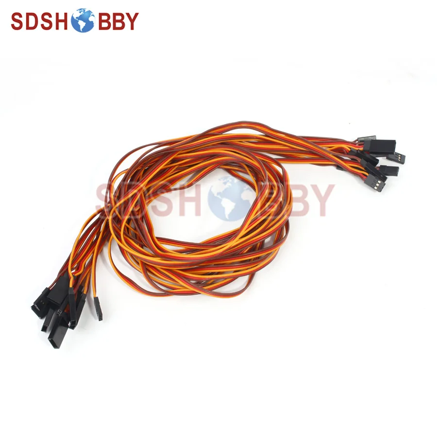10 шт. * 26 #/26AWG Servo удлинитель плоский кабель 1000 мм|servo extension|servo extension cableservo cable |