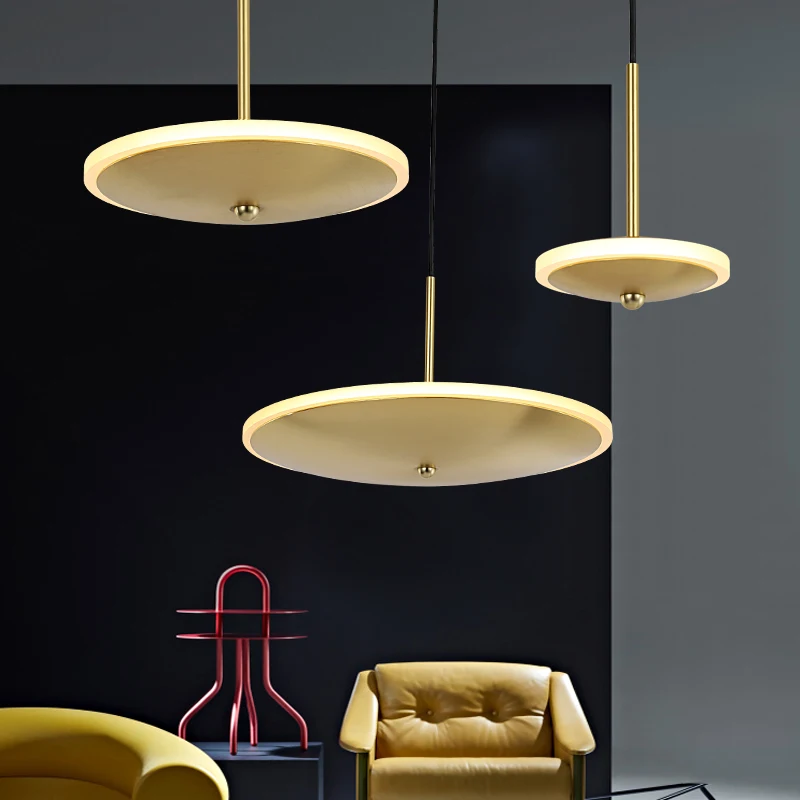 Пост-модерн тени летающая тарелка подвесные светильники свет led hanglamp Лофт Декор