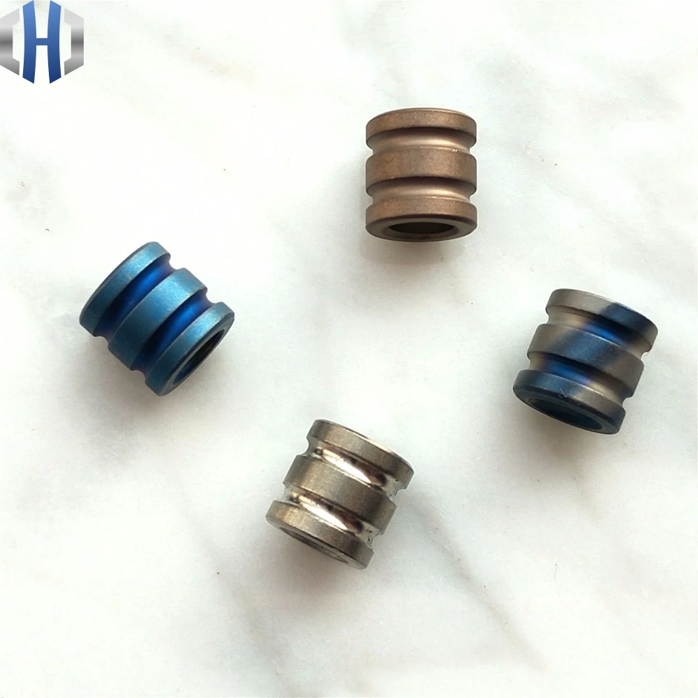 Titanium Alloy Knife Beads Paracord Umbrella Rope Cord Outdoor Knife EDC Solid Knife Lanyard Titanium Alloy Pendant Multi Tools mini exquisite portable multi knife ring outdoors fold originality gift pocket recommend blades craft cutting titanium alloy
